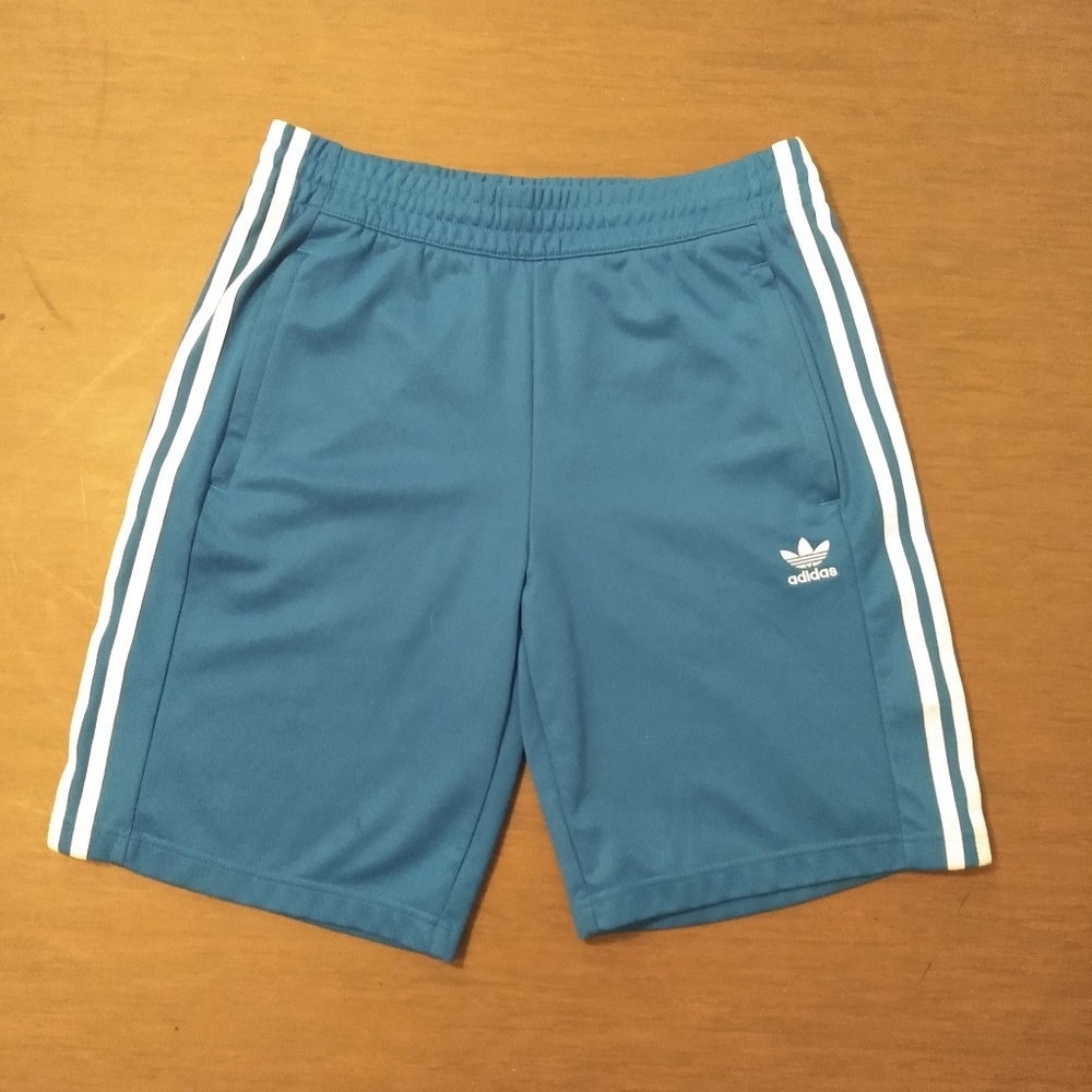 Blue Adidas shorts